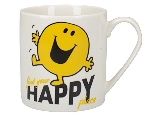 MR MEN Mr Happy FINE CHINA MUG