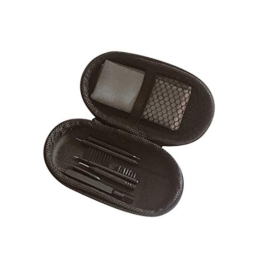 8-Pieces Hearing Aid Cleaning Kit Hearing Amplifier Cleaning Brush Tools Suitable For Airpods/Earbuds/Earphone/Headphone Cleaner With Wax Loop And Magnet In Zip-Up Case Jungle Care #TOP3