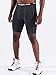 NELEUS Men's 3 Pack Compression Shorts with Pockets Quick Dry Athletic Running Shorts,6087,Black/Grey/White,M