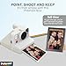 Polaroid Now Generation 3 I-Type Instant Camera (Pebble White) Bundle with Color I-Type Film (8 Exposures), Hard Protective Case and Wrist Strap