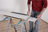wolfcraft MASTER 200 Foldable Clamping Workbench - Portable Work Table with Adjustable Vice Jaws, 180 kg Capacity, Quick-Fold System & Integrated Tool Rack - 6177000 - 4