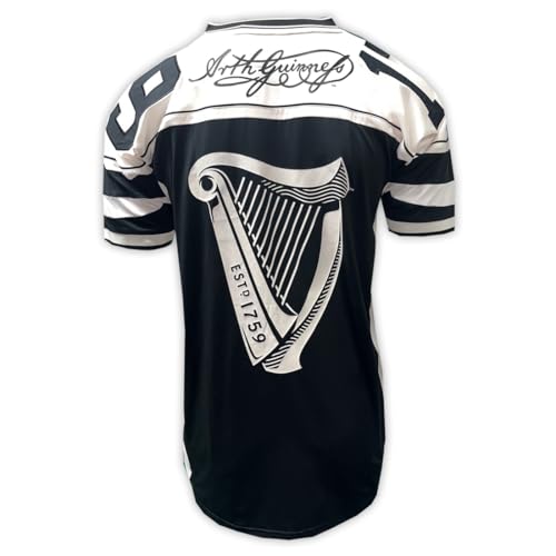 Guinness Black & Cream American Football Jersey, Large