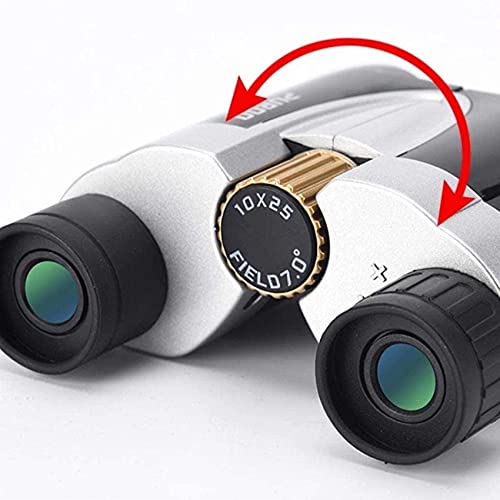 Binoculares universales para adultos 10x ópticos miniatura 5