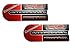 Cummins High Output Intercooled Turbo Diesel Emblems - 5.5" Long Pair