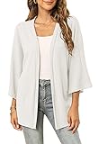 Elastisch&Luftig—fließend und angenehm zu tragen, leichte Jacke für jeden Anlass und passend zu vielen Outfits, sehr Luftig, perfekt für Frühling und Sommer.
