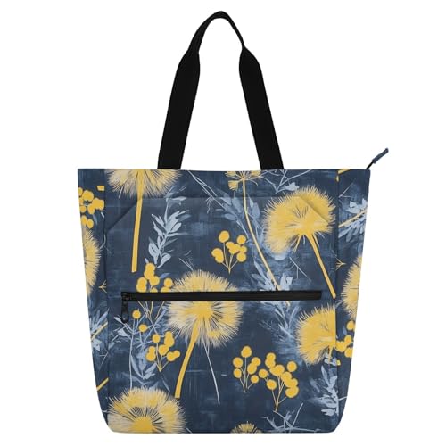 Sac fourre-tout pour enfants garçons et filles motif fleurs de pissenlit