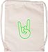 EZYshirt® Rock Hand Baumwoll Stoffbeutel