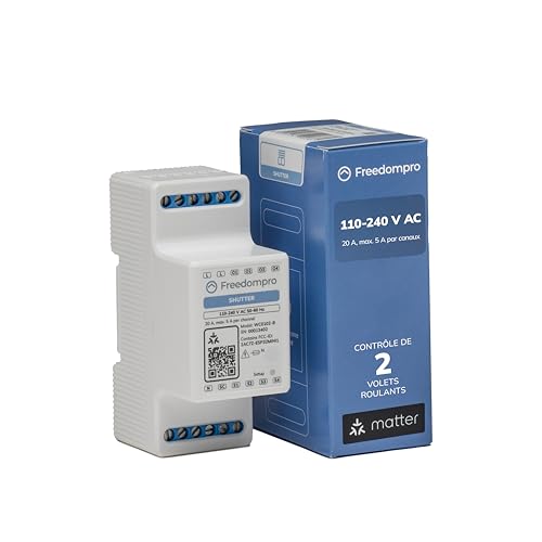 Module volet roulant Wi-Fi et HomeKit : automatisez vos stores sur rail DIN de façon sûre