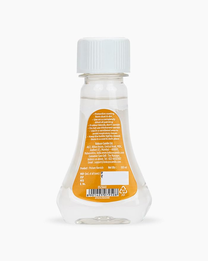 Image of Camel Picture Varnish 100 ml | Protective Final Coat for Oil Paintings | Transparent Gloss Finish | Art Preservation Medium