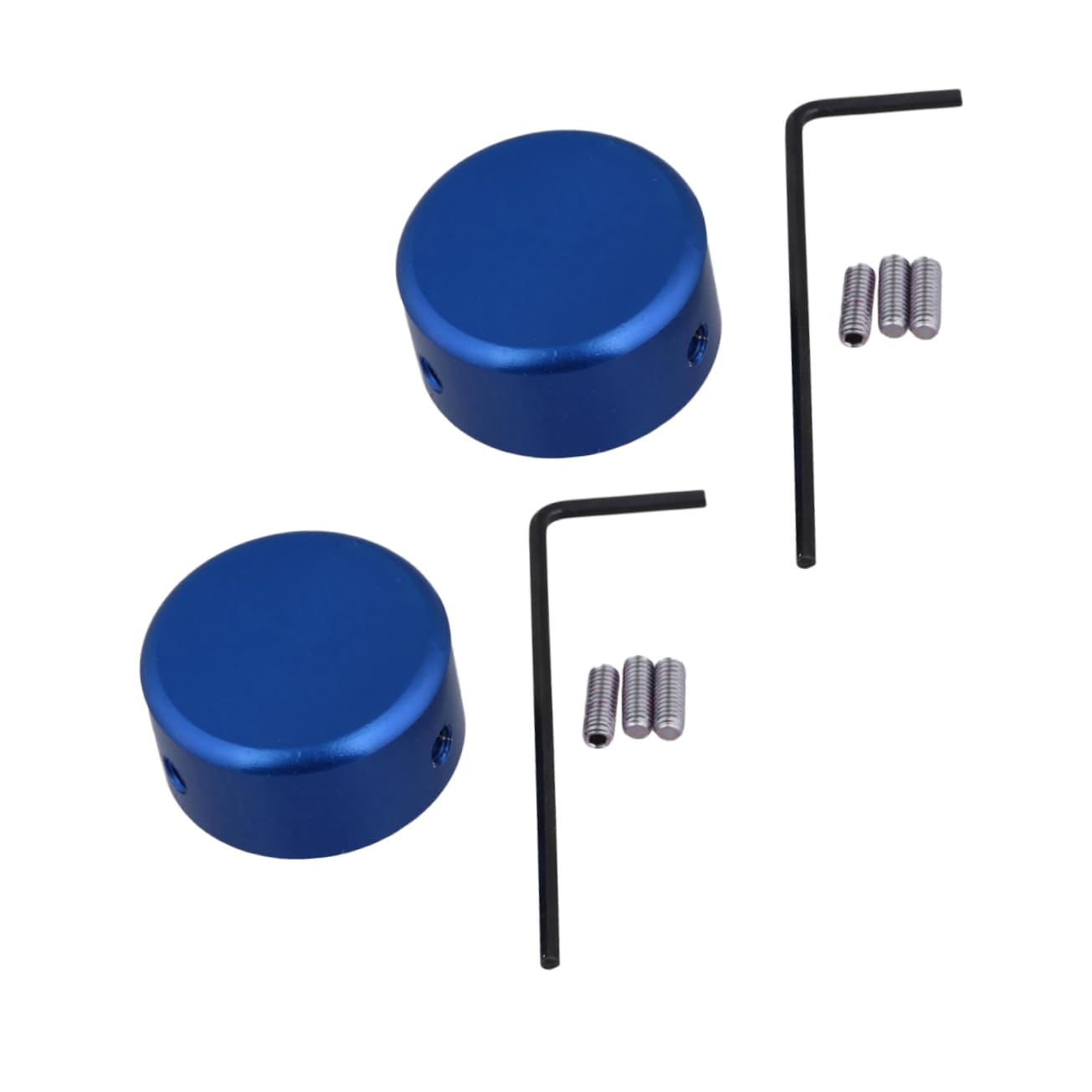 VICASKY Aluminium Alloy Guitar Footswitch Topper Pedal Topper Pedal Cap Full Protection Extend Life 2 Sets