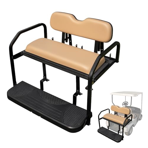 NOKINS Golf Cart Rear Flip Seat Kit Fits EZGO TXT