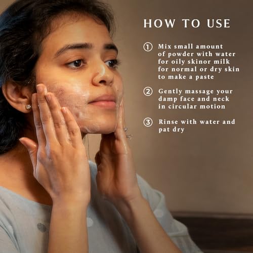 Image of Old School Rituals Cinnamon & Oranges Cleansing Ubtan | Exfoliating Face Wash Powder | For Radiant & Clear Skin | 60g | Removes Dead Skin & Impurities | Infused with Natural Cinnamon & Orange Extracts