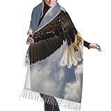 Excellent cadeau : les écharpes d'aigle dans le ciel pour femme protègent également vos vertèbres cervicales, peuvent être utilisées tout au long de l'année, protection solaire au soleil et gardent au chaud par temps froid, châles et écharpes pour robes de soirée, parfait pour la vie quotidienne, les fêtes, les mariages et tout événement important, un excellent cadeau pour la famille ou les amis.