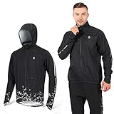 Material de la chaqueta cortavientos fino: 90% poliéster + 10% elastano. Recomendado para primavera y otoño