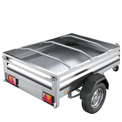 Vehiwell Planen Bügel Planenbügel Flachplanenbügel 100-145 cm Universell Anhängerplanen Haltebügel Langlebige & rutschfeste Alu Bügel für Flachplane(3er-Pack)