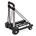 Folding Hand Truck 4 Wheels Trolley Heavy Duty Foldable Hand Sack Folding Truck Barrow Cart Portable Travel Luggage Shopping Cart Garden Tool Folding Trolley for Home, of