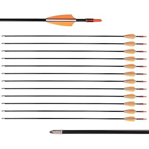 LWANO 28" Fiberglass Archery Arrows Cover