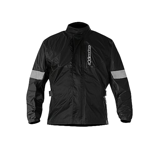 Alpinestars Hurricane Rain Jacket (LARGE) (BLACK)
