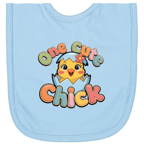 inktastic 1 Cute Chick Newborn Bib