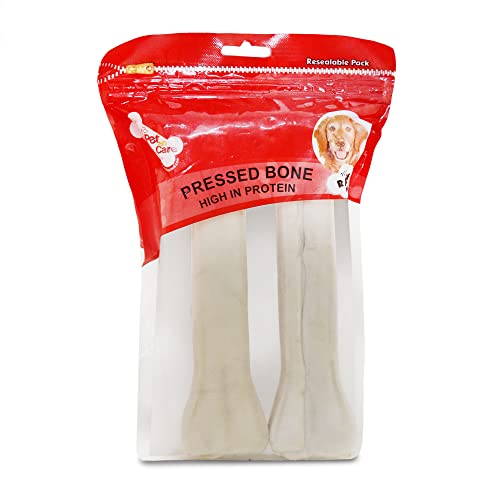 Pet en Care Pressed Bone (8 inches – 2×1 Pieces) Export Quality
