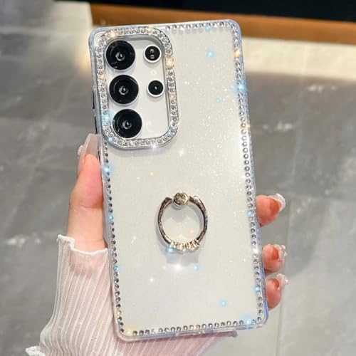 Coque Rigide Samsung A56 5G Blanche Anti Choc Housse avec Bague Support