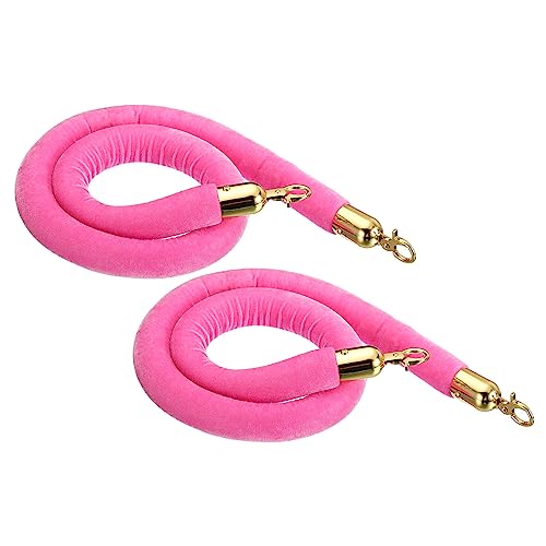 Corde en velours rose pour l'accueil de votre cinéma ou théâtre de prestige