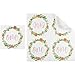 Juvale Baby Girl 1st Birthday Decorations - Floral One Year Old Party Plates, Napkins, Cups, & Pink Cutlery - 1st Birthday Plate Set (144 Pieces, Serves 24)