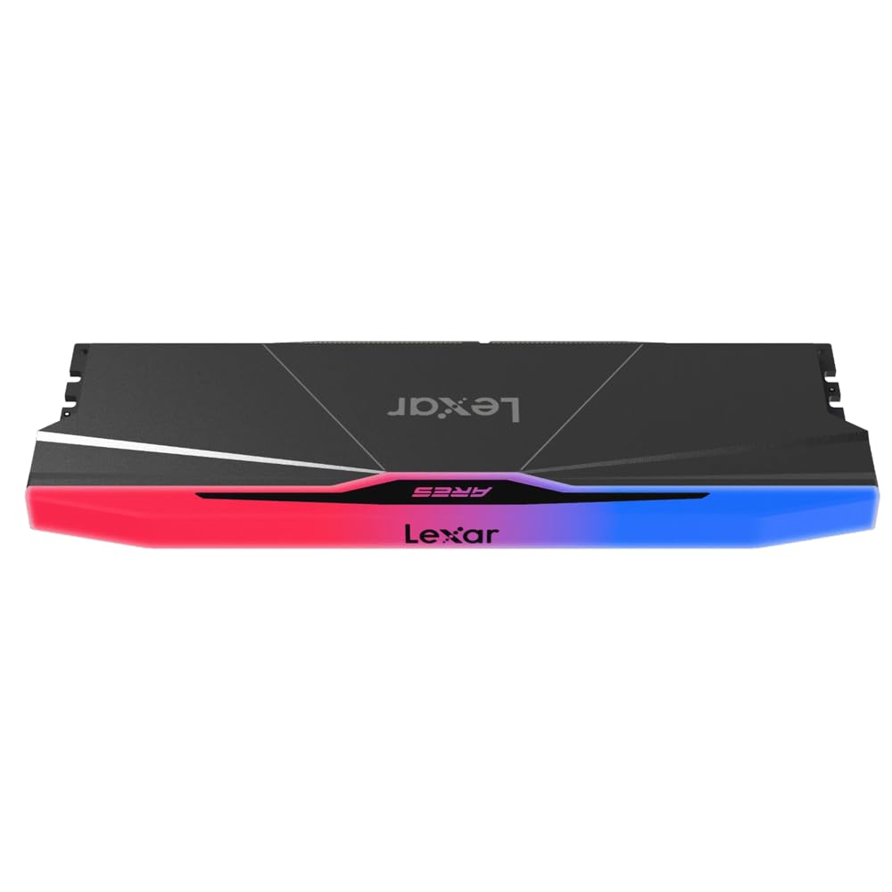 Lexar Ares RGB 2nd Gen 32 GB (2 x 16 GB) 6000 MHz CL30 DDR5 Gaming RAM (LD5U16G60C30BR-RGD)