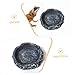 Yardwe 2pcs Reptile Feeder Bowls Durable Small Water and Food Dishes for Turtles Lizards and Snakes Stable Base for Indoor Outdoor Use Easy to Clean and Design