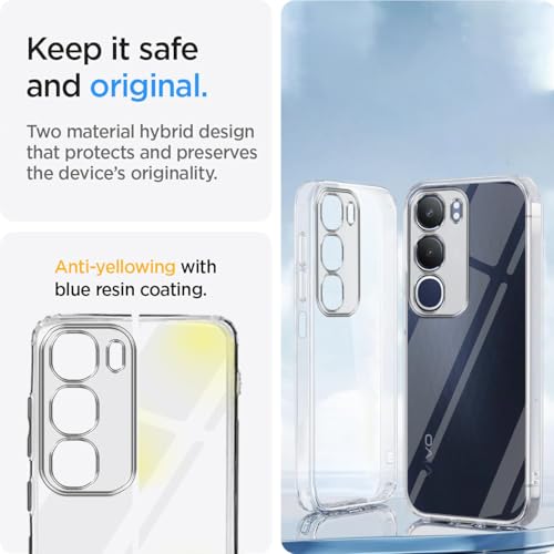 Image of Jkobi Back Cover for Vivo Y29 (Silicone Clear Shockproof Case with Camera Protection | Soft and Flexible | Transparent)