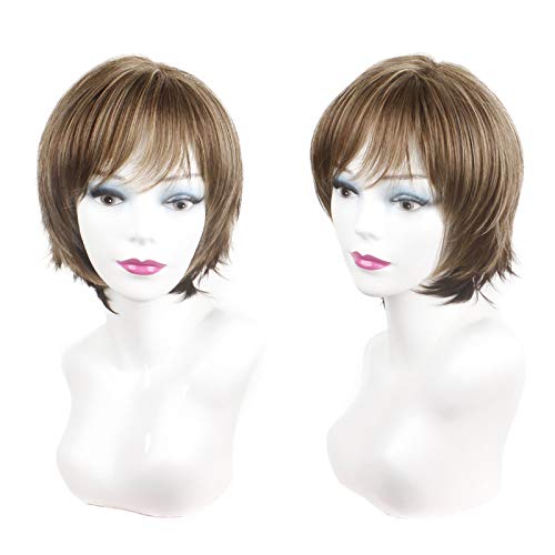 Short fluffy Wigs for Black Women African American Synthetic Fiber Heat Resistance Hair Women Style Wig