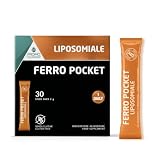 Ferro Pocket Liposomiale - Con Vitamina C e B12-30 Stick da 2g