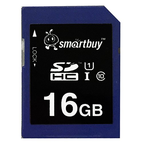 Smartbuy 16GB SDHC Class 10 Flash Memory Card SD HC C10 Ultra U1 UHSI