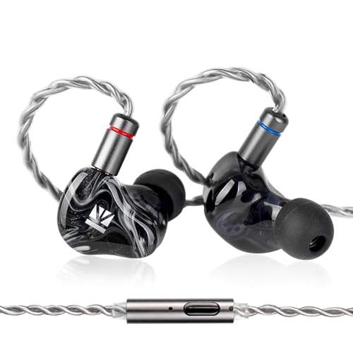 Amazon.co.jp: イヤホン 有線 KBEAR SR-8 海の心 イヤモニ iem 1DD+3BA