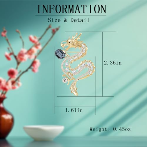 Image of Animal Brooch for Women Girls 18k Gold Plated Animal Brooch Pin Rhinestone Animal Brooch Lapel Pin Jewelry Thanksgiving Day Birthday Wedding Gifts for Mom Wife