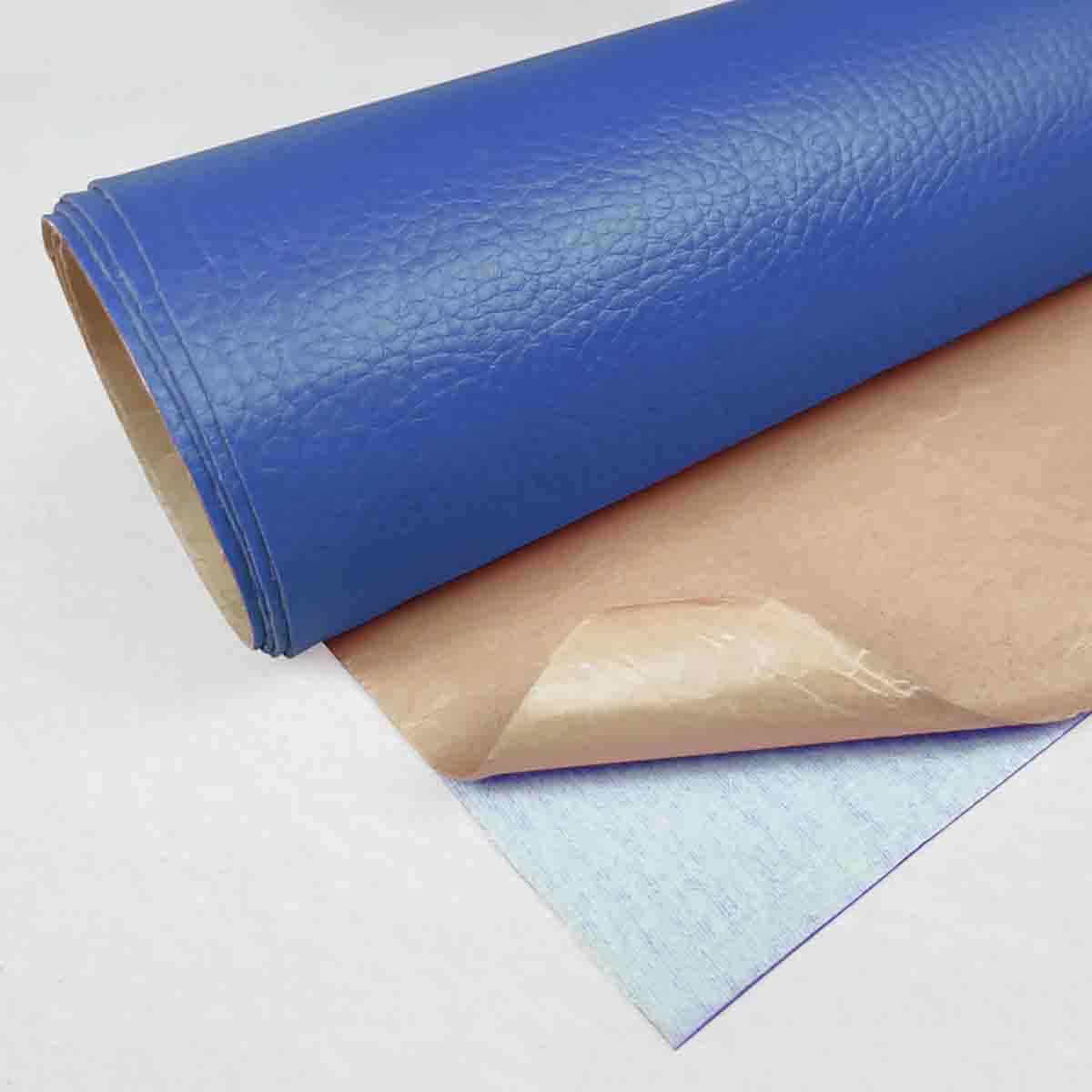 Ruban de réparation auto-adhésif en PU – Pas de chaleur, pas de fer, pas de couture – Fixation en vinyle de 0,8 mm d'épaisseur 1 pièce(Dark Blue,19x39 in)