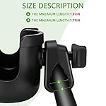 Getränkehalter für Kinderwagen Zubehör Buggy, Suranew Flaschenhalter Fahrrad Universal Kinderwagen , Cup Holder für Trinkflaschen Nuckelflaschen Kaffeehalter(mit Telefonaufbewahrungsbox)