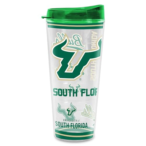 Image of Rico Industries NCAA College Double Wall Mayhem 16oz Or 20oz Tritan Tumbler W Lid