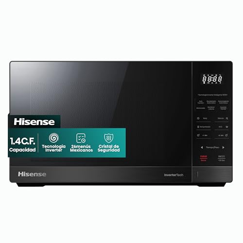 Consejos para Comprar Precios de Hornos de Microondas en Coppel disponible en línea. 40 Hisense 1.4 C.F. Microondas, Tecnología Inverter, 26menús mexicanos preestablecidos, Revestimiento Cerámico, ECO y Mute, Cocina Inteligente, Bloqueo Infantil, Acero inoxidable...