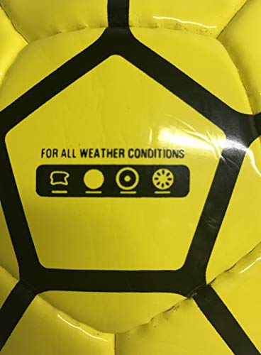 Soccer Ball Size 5, 4, 3 Yellow Soccer Ball For Kids, Youth, Adults | Hand-Stitched Quality For Recreation, Training, And A Match | Imported (Size 3) #TOP3