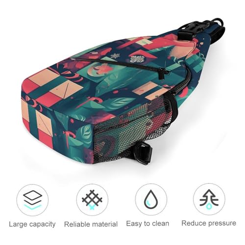 Bolso bandolera casual para viaje y deporte 38x20cm miniatura 5