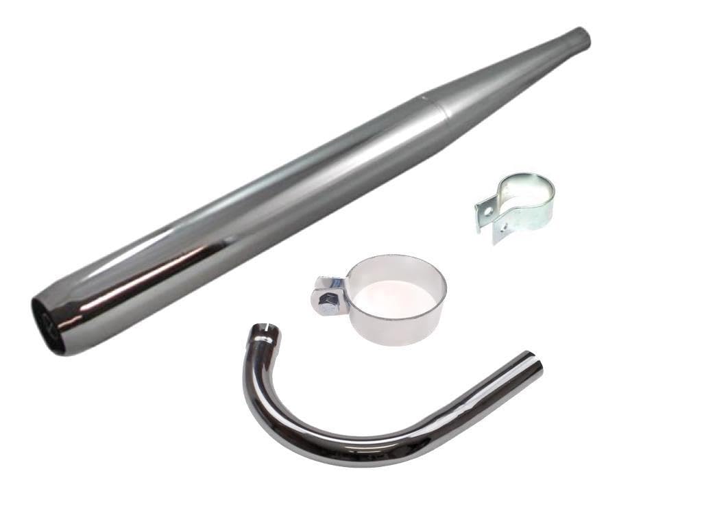 Tuning Auspuff 32mm Steck Krümmer Set passend für Zündapp C CS GTS KS 50 Typ 517 529
