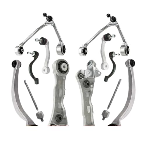 Control Arms 12PCS Front Suspension Upper Lower Control Arm Kit Fit For Jaguar Fit For XJ X350 XK X150 XF 2002-2015 C2P24862 C2C39683 XR857884 C2C18573 stable