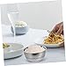 BRIGHTFUFU Double Insulation Salad Bowl 304 Stainless Steel Versatile for All Meals