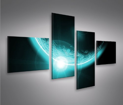 Imagen Sobre Lienzo, Space, universo, de impresión, 4 piezas)