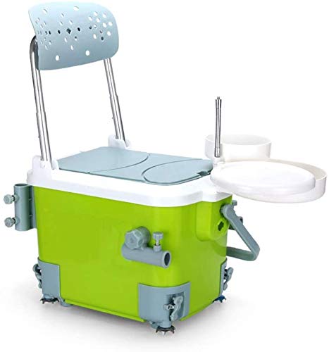 Hammer Caja de pesca, caja de almacenamiento a prueba de agua, aparejos de pesca bandejas de almacenamiento - Estructura sólida, sello impermeable, Cubo incluyendo elevable del respaldo - Pesca bandej