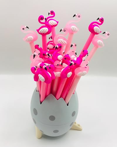 Bolígrafos Gel Negro Flamingo Kawaii 0.5 mm Pack 20 miniatura 6