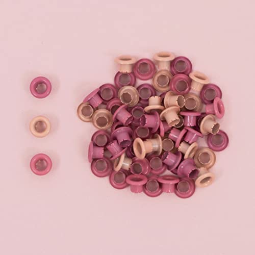 Craftelier - Lot de 180 œillets standard de couleurs assorties pour décorer des projets de scrapbooking et d'artisanat | Compatible avec la Crop-A-Dile | Diamètre env. 5 mm et extérieur 8 mm – vue 4