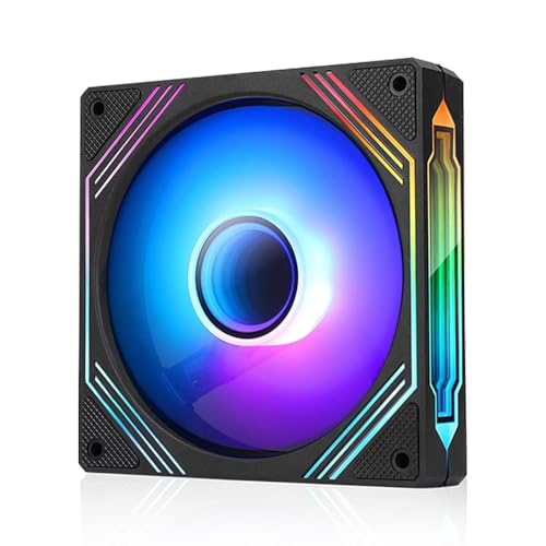 Image of Prism14 140mm ARGB PC Case Fans(Black Forward 1 Pack)