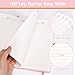 Lined Journal Notebooks for Women and Men, A5 100gsm Hardcover Notebook with Pen Loop, 160 Pages, 5.7